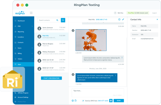 Featuring Text Messaging